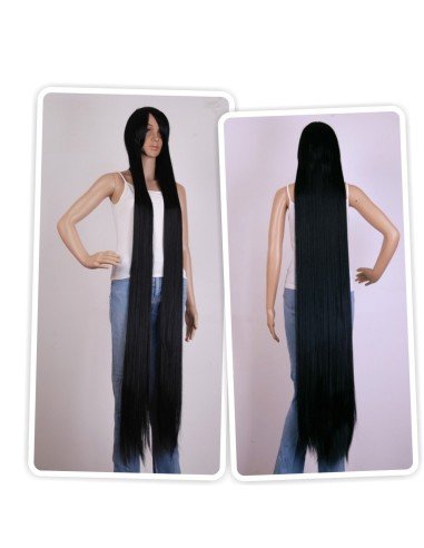 Peluca Lisa de 1.5mts extra larga cabello liso y resiste temperatura