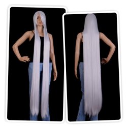 Peluca Lisa de 1.5mts extra larga cabello liso y resiste temperatura