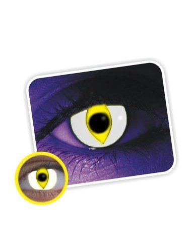 Lentes contacto UV Glow Crazy Neón Serpiente