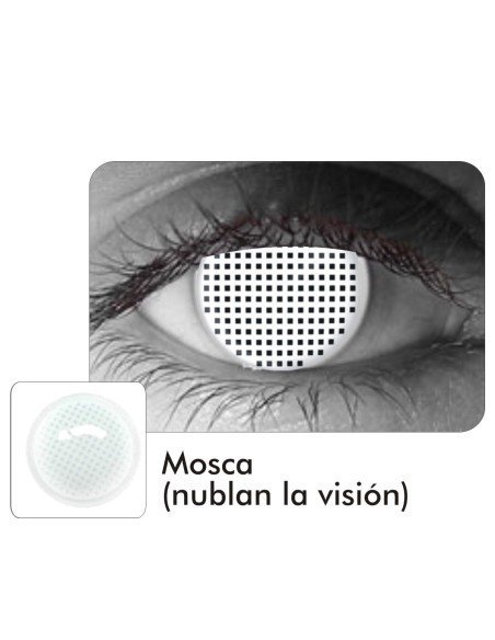 Crazy Lentes Blind FX Mesh Blanco Mosca Nublan Visión Crazy Lentes Blind FX Mesh Blanco Mosca Nublan Visión