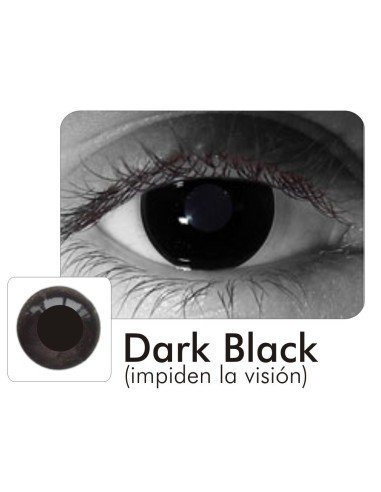 Crazy Lentes Blind FX Black Zoom Bloquea Visión