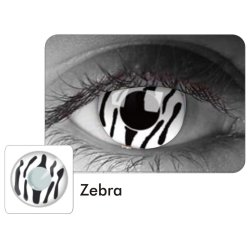 Lentes Locos Zebra Crazy Lentes Halloween 