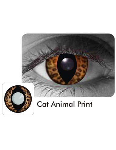 Lentes Locos Cat Animal Print Cat Crazy Lentes Halloween