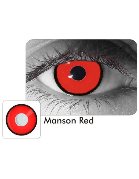Lentes de Contacto Crazy Manson Voldemort Red