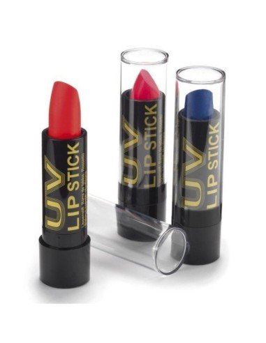 Lápiz Labial Glow Neón Fluo Brilla con la luz UV