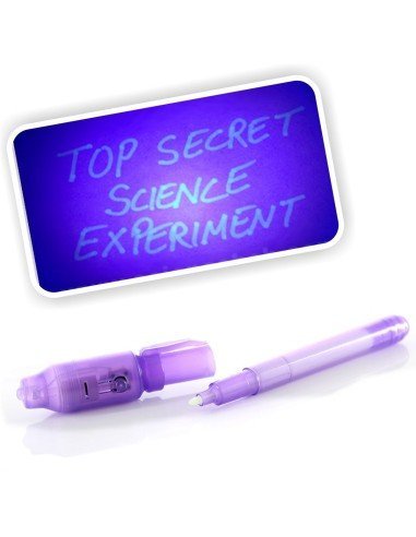 Lapicero mágico, esfero con tinta invisible, se revela con la luz UV