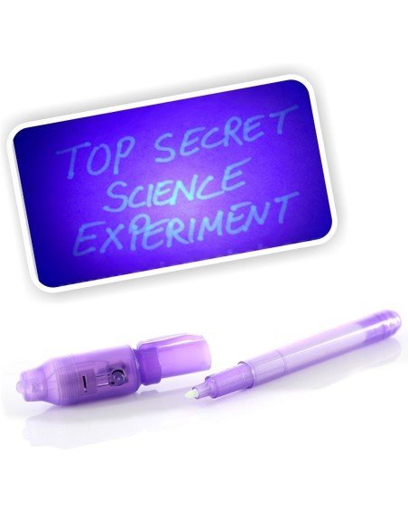 Lapicero mágico, esfero con tinta invisible, se revela con la luz UV