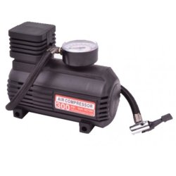 Mini compresor de Aire para auto 12V 300PSI neumáticos con boquillas gratis