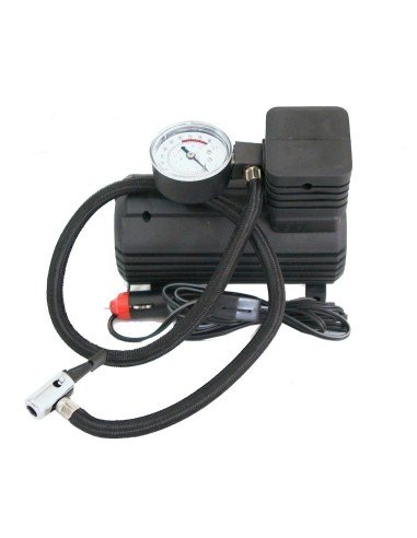 Mini compresor de Aire para auto 12V 300PSI neumáticos con boquillas gratis