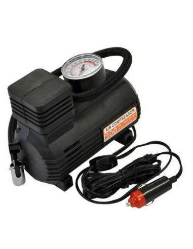 Mini compresor de Aire para auto 12V 300PSI neumáticos con boquillas gratis