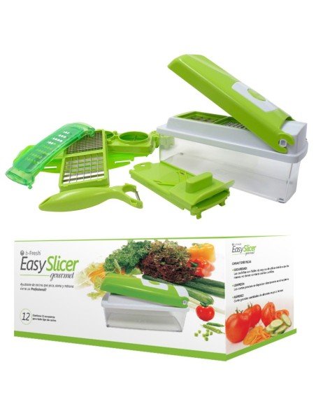 Ayudante de cocina Easy Slicer Picador Cortador Verduras Multiuso Ayudante de cocina Easy Slicer Picador Cortador Verduras Multiuso