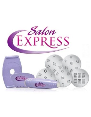 Kit Salon Express para estampado decoración Uñas Salon Xpress Nail Art