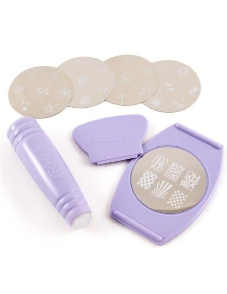 Kit Salon Express para estampado decoración Uñas Salon Xpress Nail Art