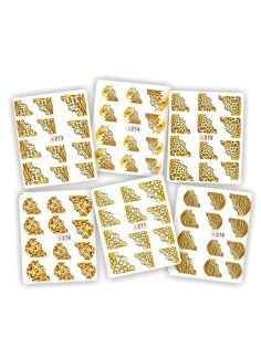 Kit Tatto para uñas stickers al algua Nail Art  2