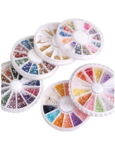 Kit Carrusel de decorativos, gemas, cristales y aplicativos