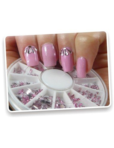 Kit Carrusel de decorativos, gemas, cristales y aplicativos