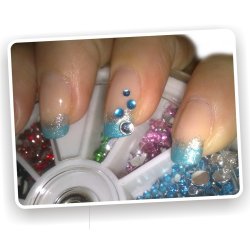 Kit Carrusel de decorativos, gemas, cristales y aplicativos