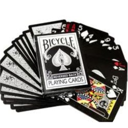 Juego de Cartas Bicycle The Reversed Black Deck Playing Cards Baraja poker Originales