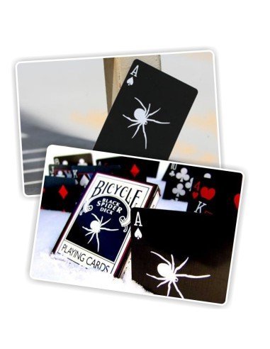 Juego de Cartas Bicycle The Black Spider Deck Playing Cards Baraja poker Originales