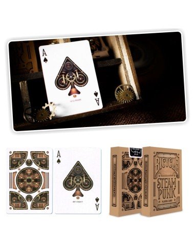 Juego de Cartas Bicycle Steam Punk Gold Deck Playing Cards Baraja poker Originales