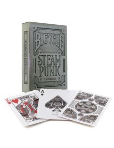 Juego de Cartas Bicycle Steam Punk Silver Deck Playing Cards Baraja poker Originales 2