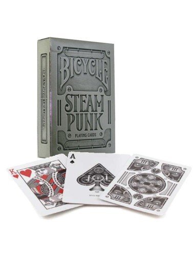 Juego de Cartas Bicycle Steam Punk Silver Deck Playing Cards Baraja poker Originales