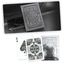 Juego de Cartas Bicycle Steam Punk Silver Deck Playing Cards Baraja poker Originales