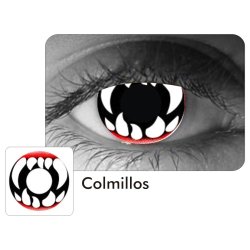 Lentes Halloween Crazy Colmillos Fangs Vampiro