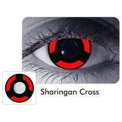 Lentes Locos Cross Sharingan Madara Crazy Lentes Halloween