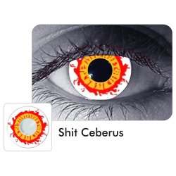 Lentes Halloween Crazy Shit Ceberus Herida