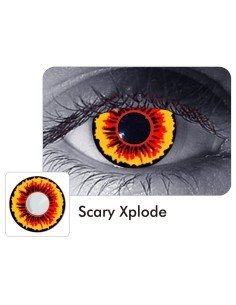 Lentes Halloween Crazy Scary Xplode Virus FX
