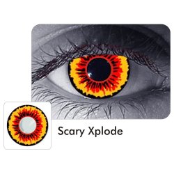 Lentes Halloween Crazy Scary Xplode Virus FX