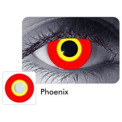 Lentes Halloween Crazy Phoenix Gothmog Alien