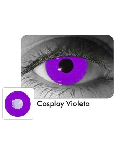 Lentes Locos Violeta Cosplay  Crazy Lentes Halloween