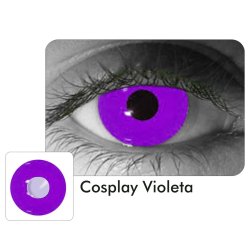 Lentes Locos Violeta Cosplay  Crazy Lentes Halloween