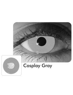 Lentes Locos Ghost Gris Cosplay Crazy Lentes Halloween