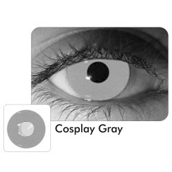 Lentes Locos Ghost Gris Cosplay Crazy Lentes Halloween