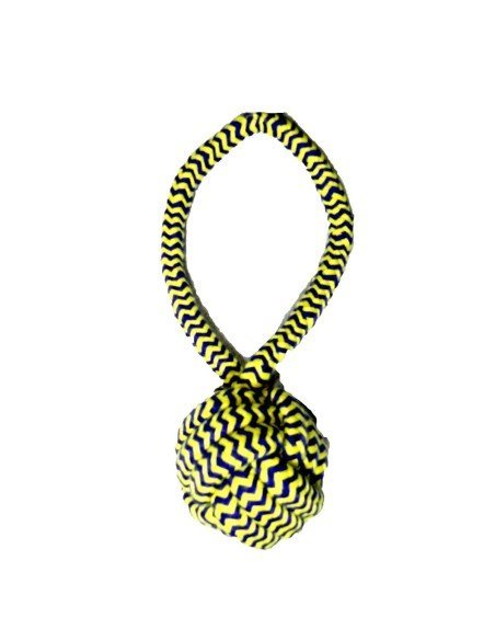 Juguete Bola con agarradera en Lazo de algodón