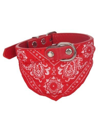 Collar con Pañoleta para Mascotas Grandes correa bandana perro