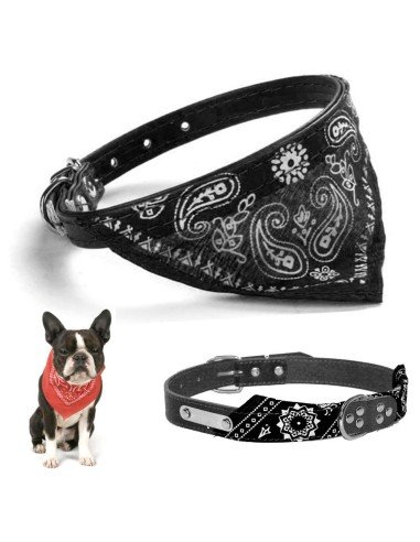 Collar con Pañoleta para Mascotas Medianas correa bandana perro