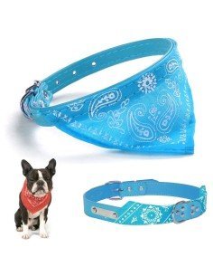 Collar con Pañoleta para Mascotas Medianas correa bandana perro