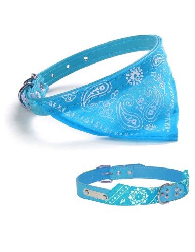 Collar con Pañoleta para Mascotas Medianas correa bandana perro