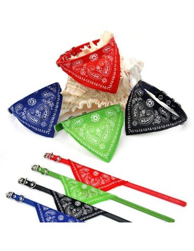 Collar con Pañoleta para Mascotas Medianas correa bandana perro