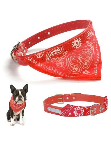 Collar con Pañoleta para Mascotas Medianas correa bandana perro
