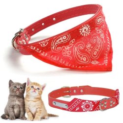 Collar con Pañoleta para Mascotas Pequeñas correa bandana perro o gato