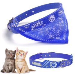 Collar con Pañoleta para Mascotas Pequeñas correa bandana perro o gato