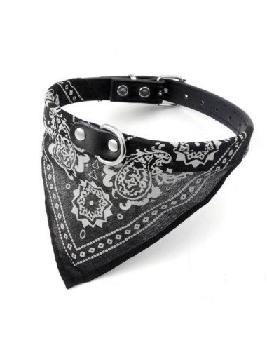 Collar con Pañoleta para Mascotas Pequeñas correa bandana perro o gato