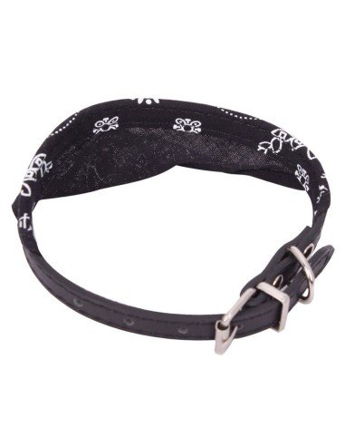 Collar con Pañoleta para Mascotas Pequeñas correa bandana perro o gato