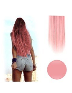 Extension de Cabello Unicolor Lisa Palo de Rosa