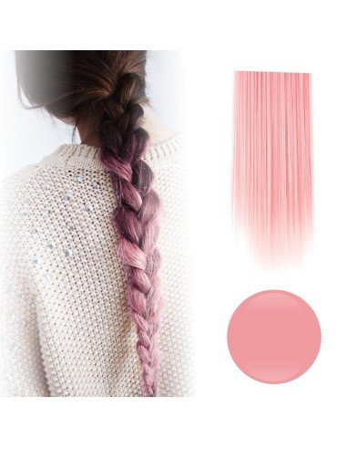 Extension de Cabello Unicolor Lisa Palo de Rosa